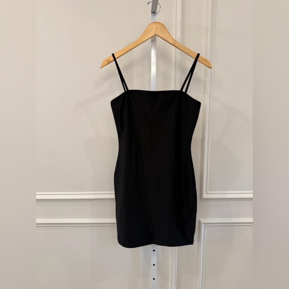 SER.O.YA Black Mini Slip Dress NWOT